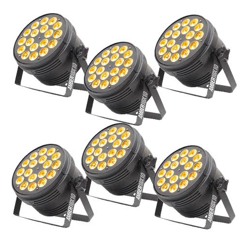 Par Led LiteTek Amber 18x10